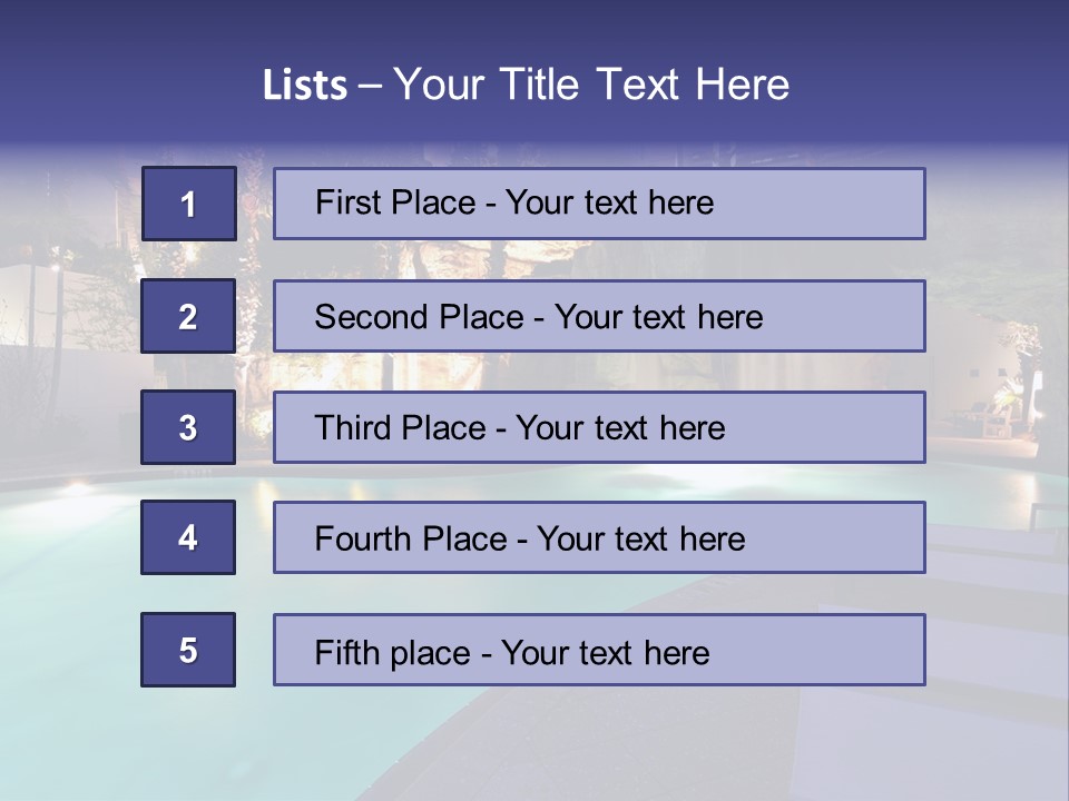 Outdoor Scenic Building PowerPoint Template