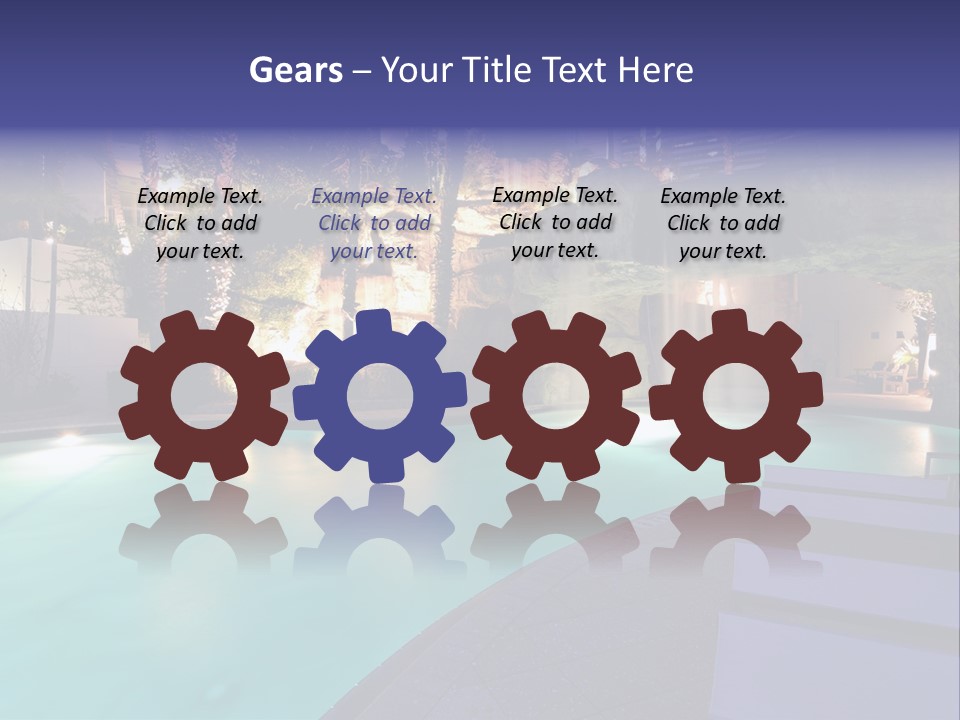 Outdoor Scenic Building PowerPoint Template