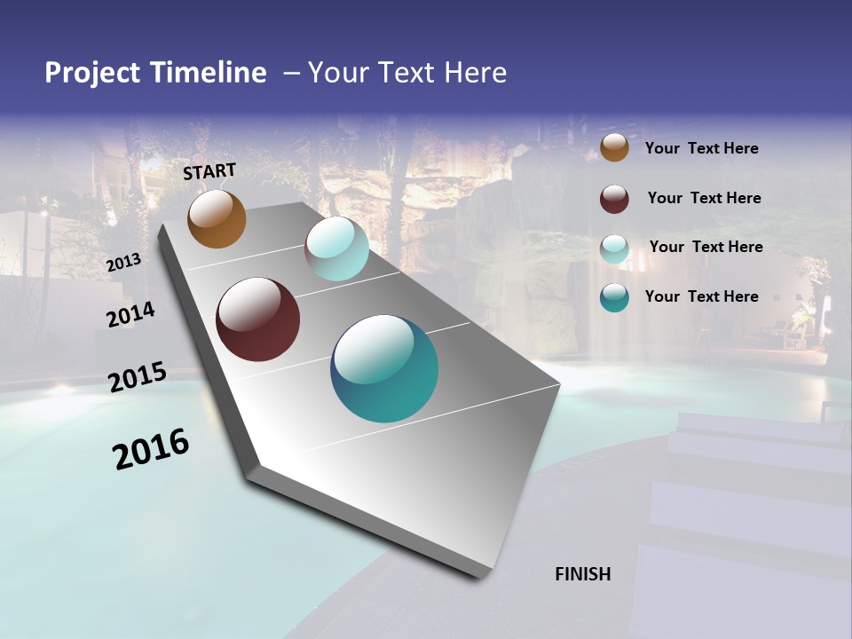 Outdoor Scenic Building PowerPoint Template