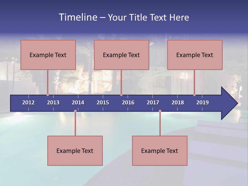Outdoor Scenic Building PowerPoint Template