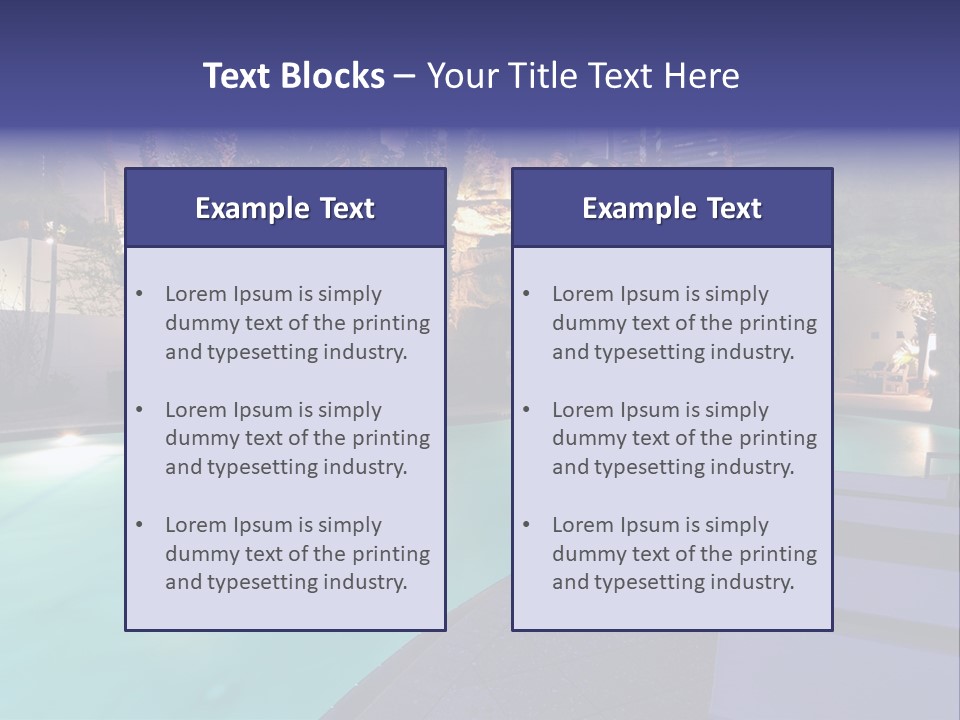 Outdoor Scenic Building PowerPoint Template