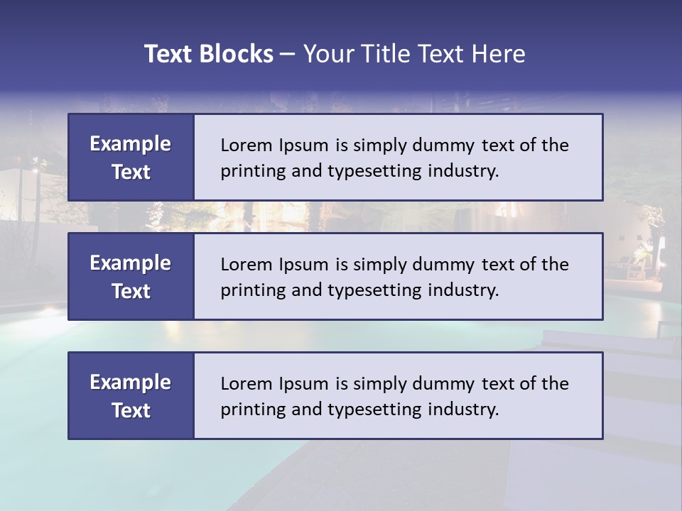 Outdoor Scenic Building PowerPoint Template