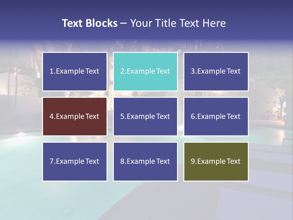 Outdoor Scenic Building PowerPoint Template