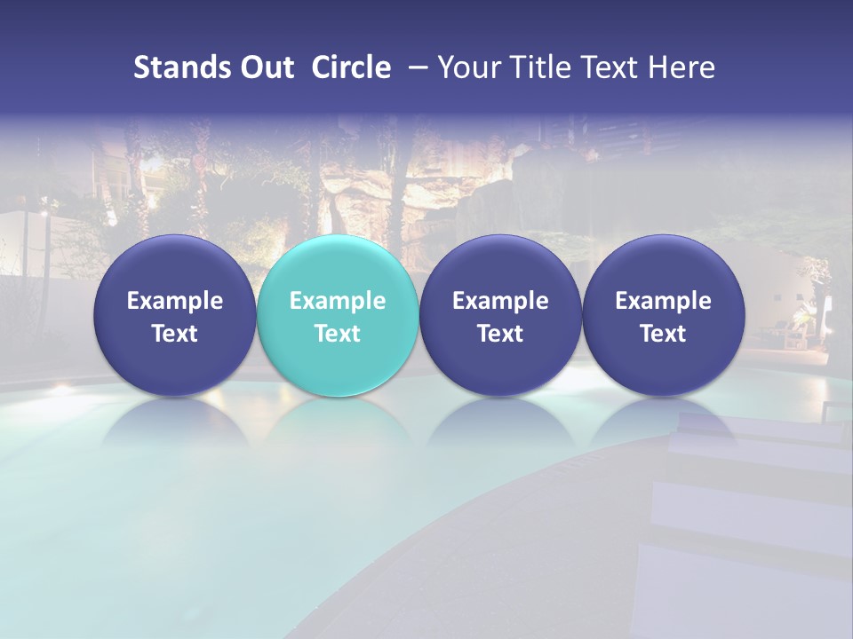 Outdoor Scenic Building PowerPoint Template