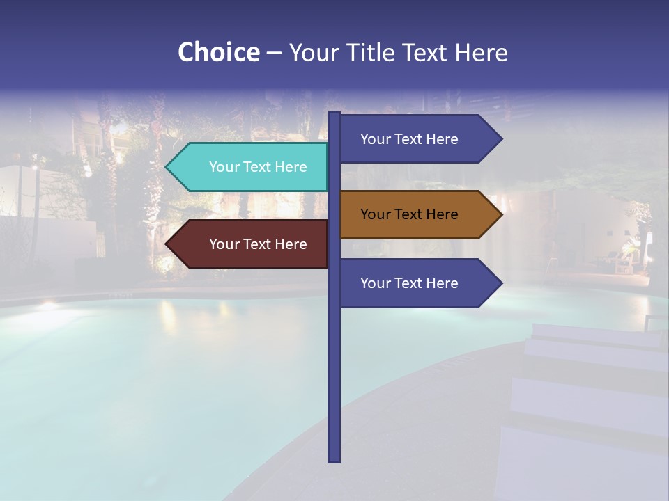 Outdoor Scenic Building PowerPoint Template