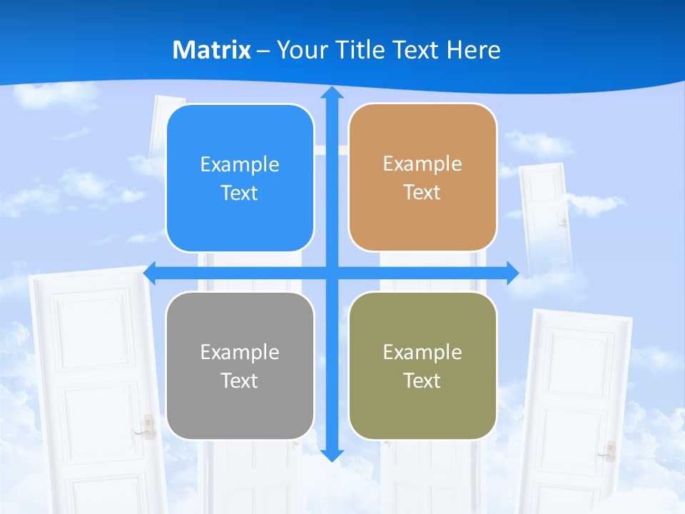 Pools Resort Night PowerPoint Template