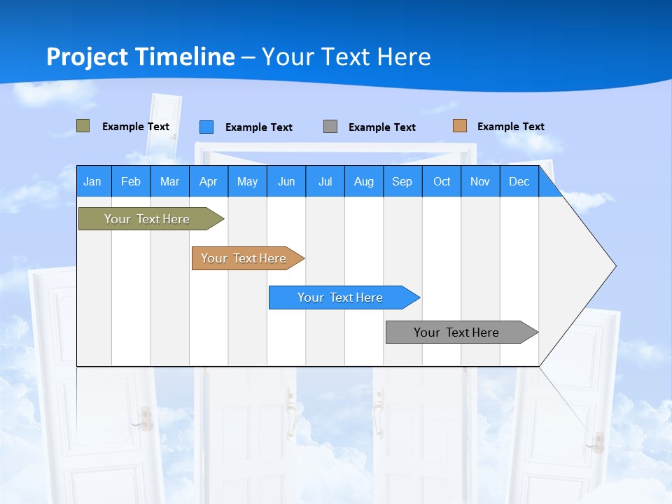Pools Resort Night PowerPoint Template