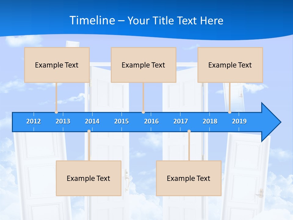 Pools Resort Night PowerPoint Template