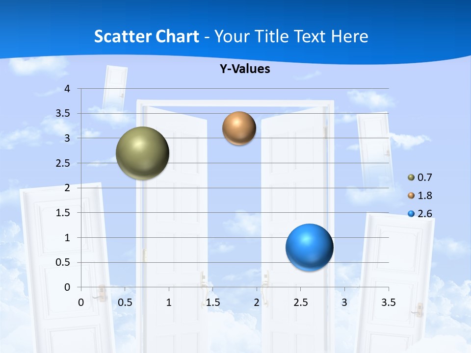 Pools Resort Night PowerPoint Template