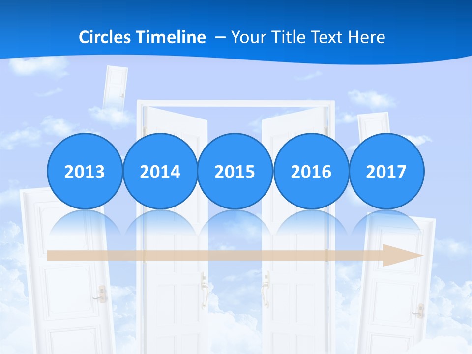 Pools Resort Night PowerPoint Template