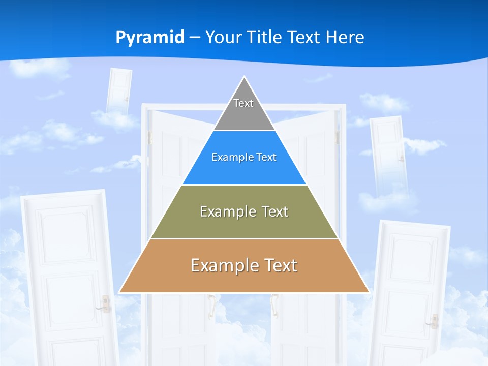 Pools Resort Night PowerPoint Template