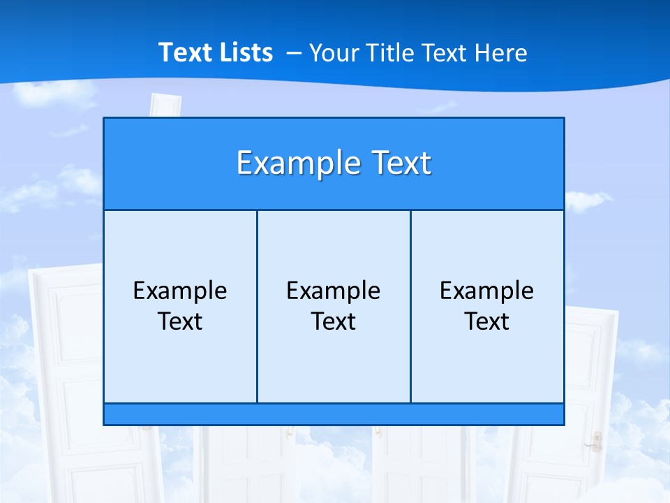 Pools Resort Night PowerPoint Template
