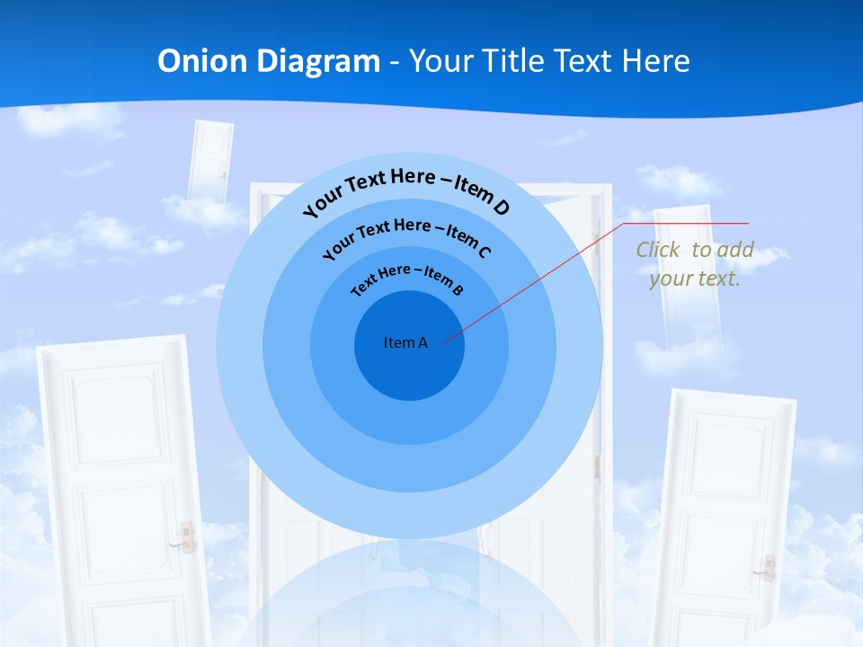 Pools Resort Night PowerPoint Template