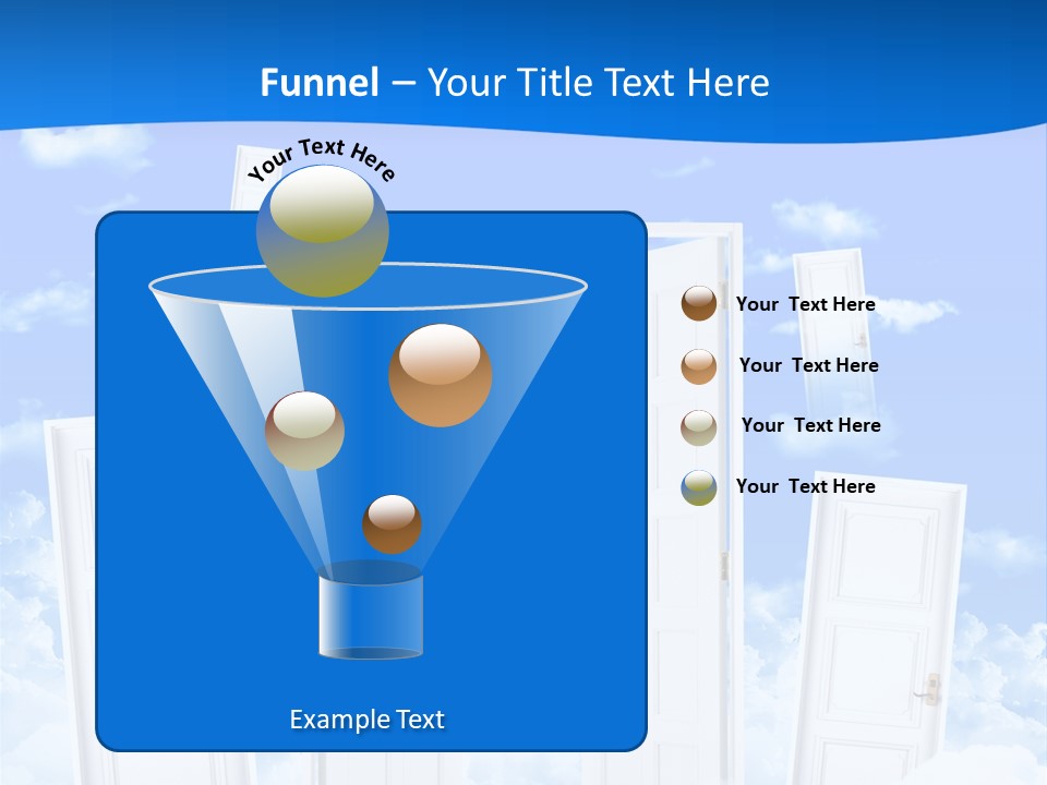 Pools Resort Night PowerPoint Template