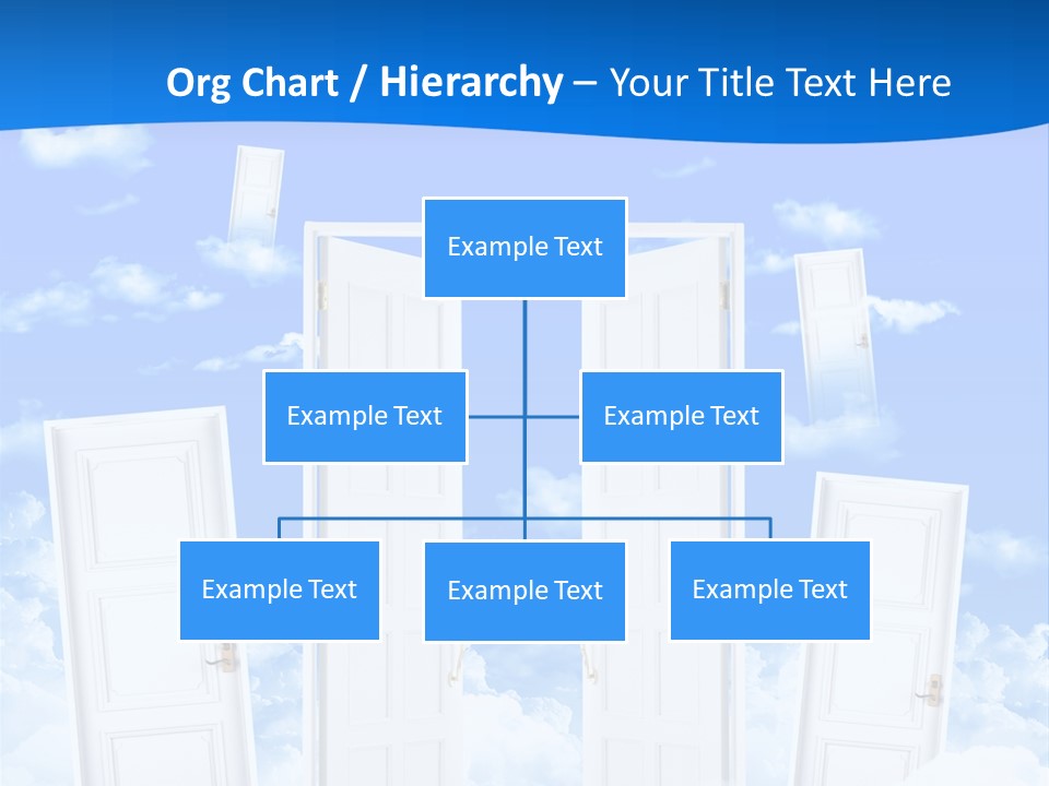 Pools Resort Night PowerPoint Template