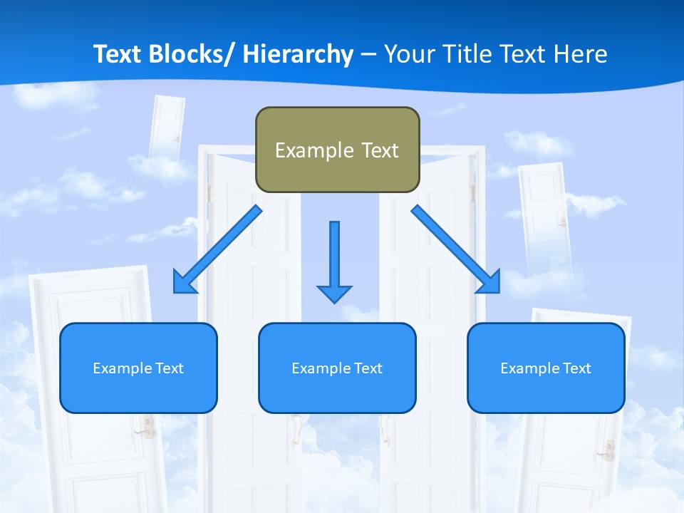 Pools Resort Night PowerPoint Template