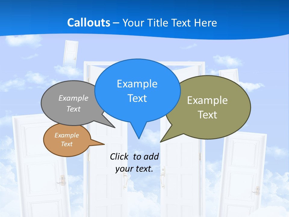 Pools Resort Night PowerPoint Template