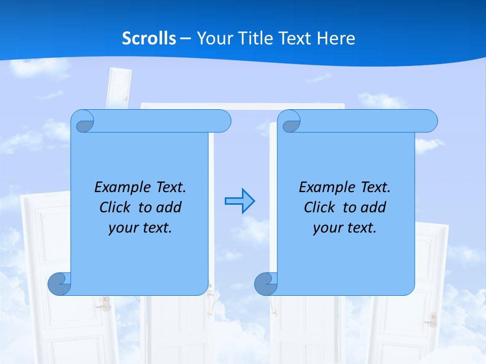 Pools Resort Night PowerPoint Template