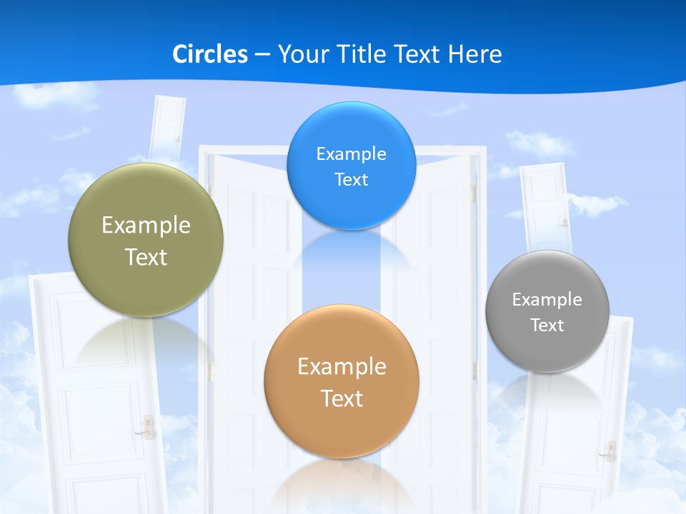 Pools Resort Night PowerPoint Template