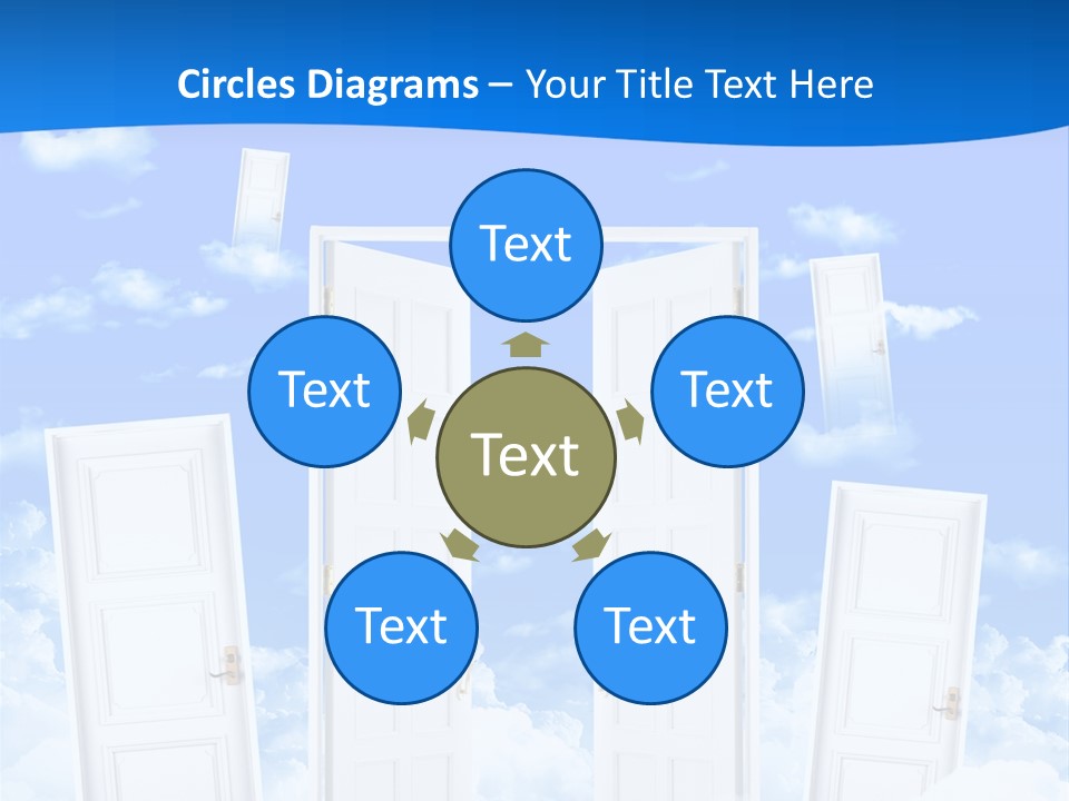 Pools Resort Night PowerPoint Template