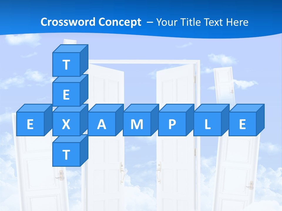 Pools Resort Night PowerPoint Template