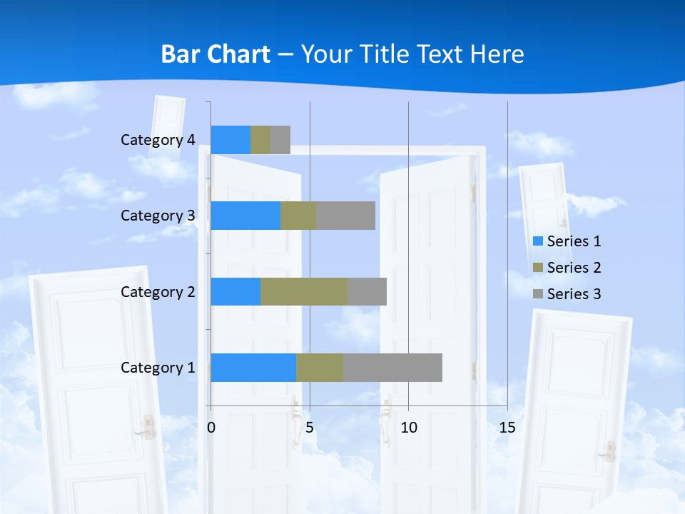 Pools Resort Night PowerPoint Template