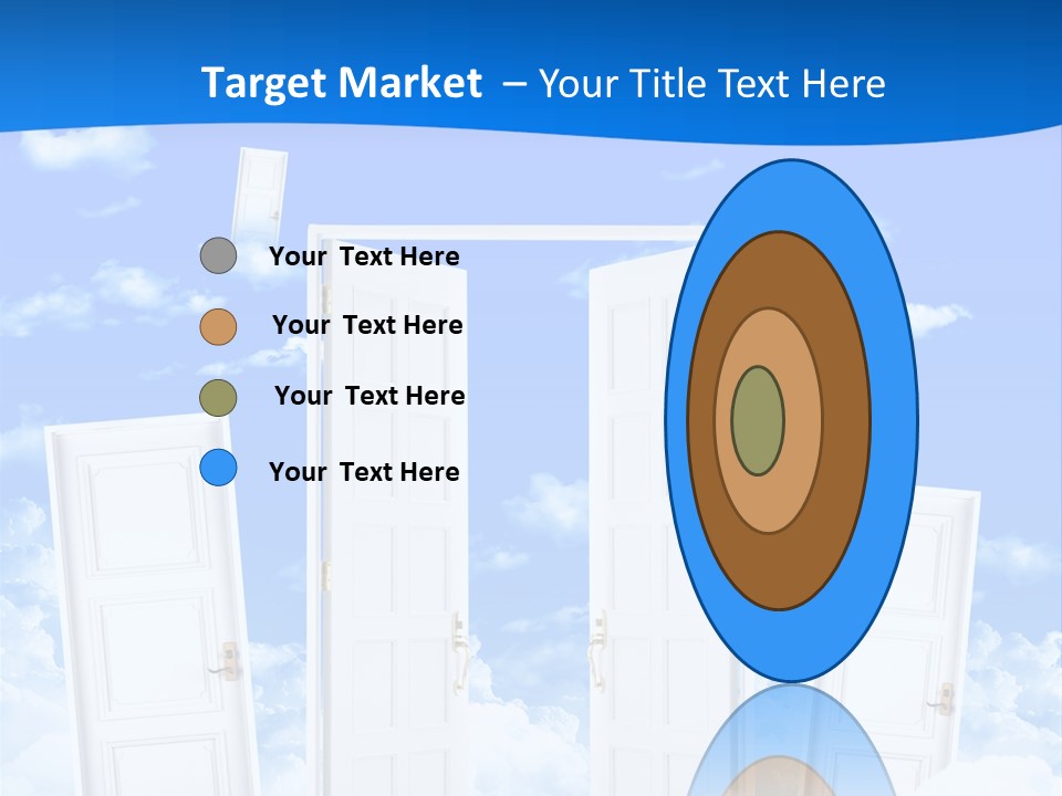 Pools Resort Night PowerPoint Template