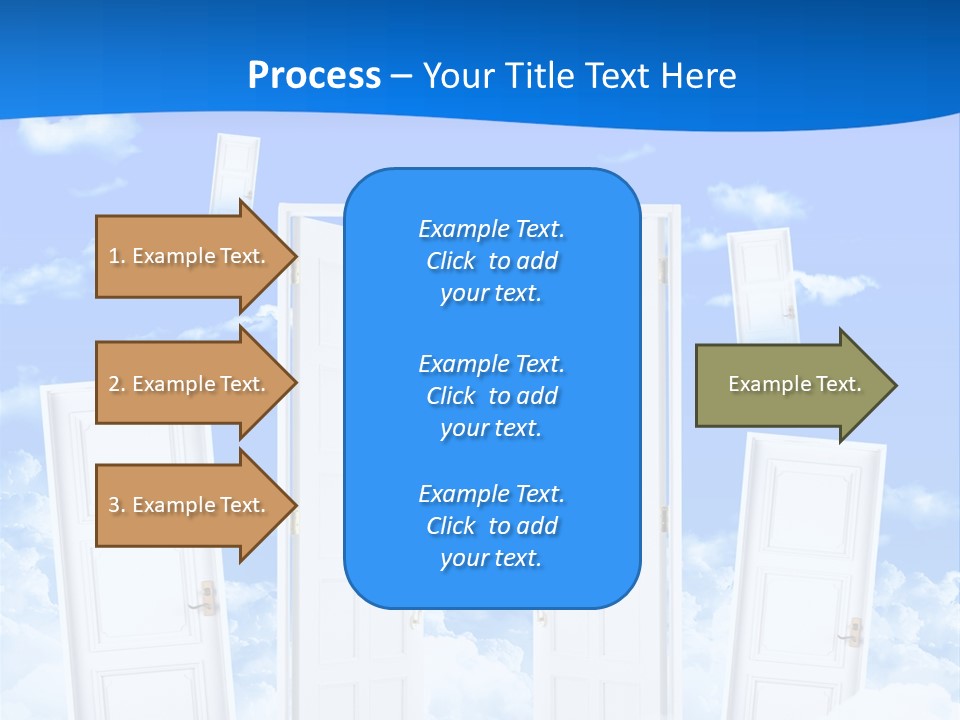 Pools Resort Night PowerPoint Template