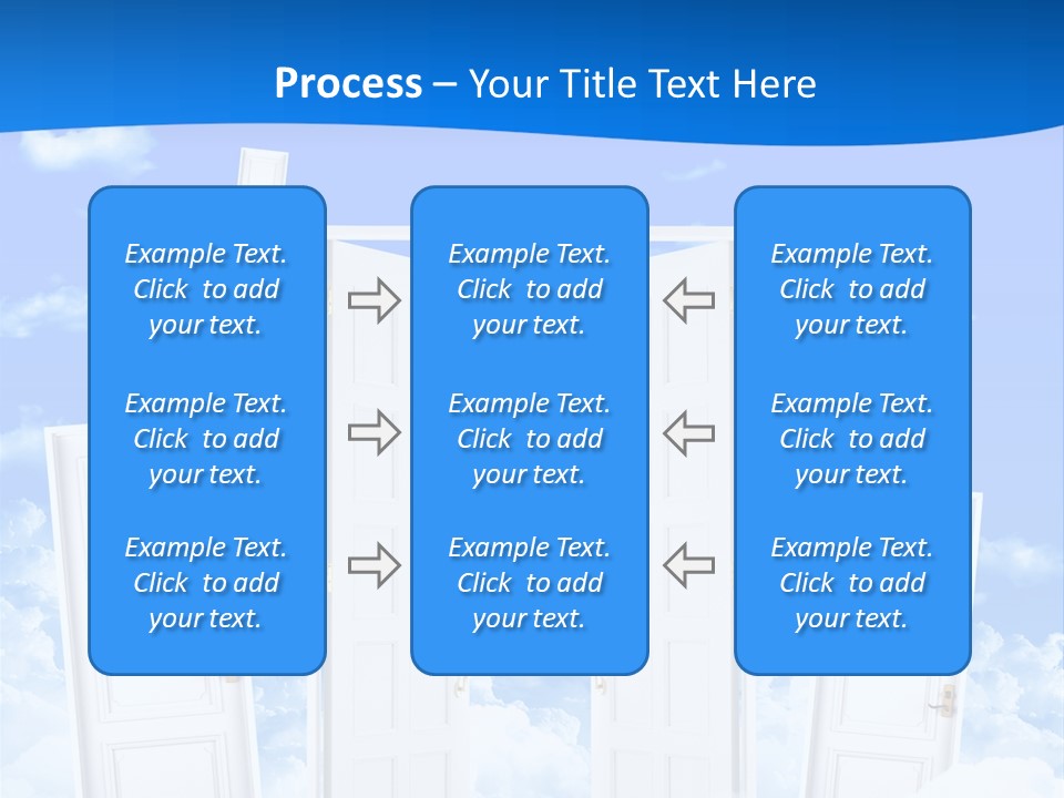 Pools Resort Night PowerPoint Template