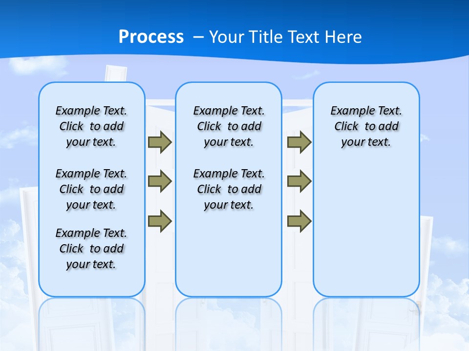 Pools Resort Night PowerPoint Template