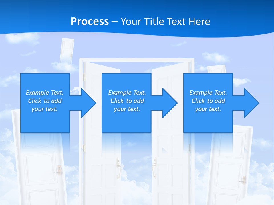 Pools Resort Night PowerPoint Template