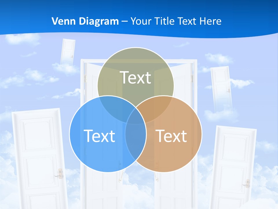 Pools Resort Night PowerPoint Template