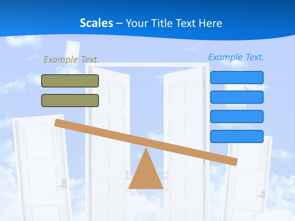Pools Resort Night PowerPoint Template