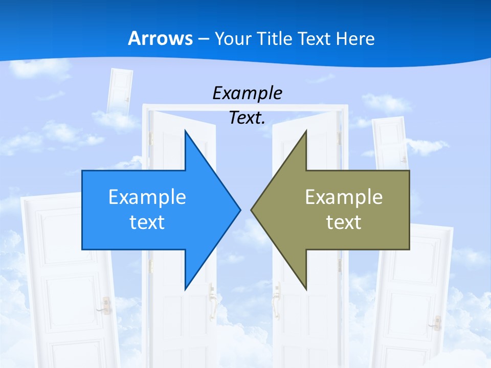 Pools Resort Night PowerPoint Template