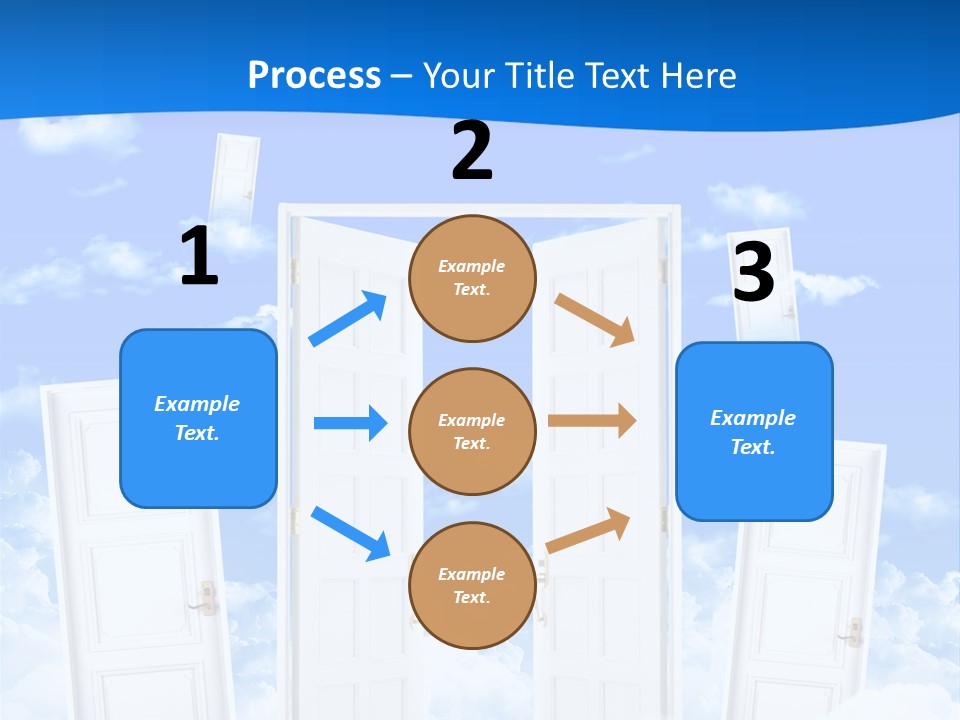 Pools Resort Night PowerPoint Template