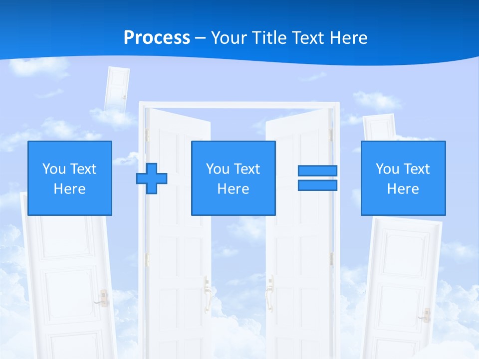 Pools Resort Night PowerPoint Template