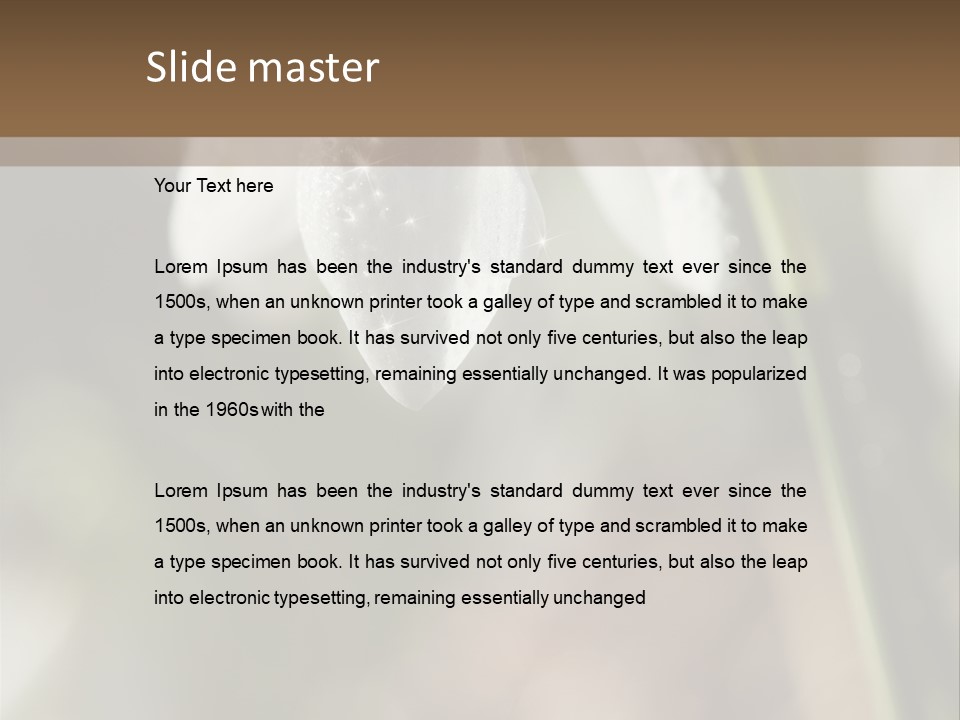 Valentines Life Plant PowerPoint Template