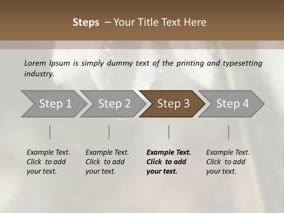 Valentines Life Plant PowerPoint Template