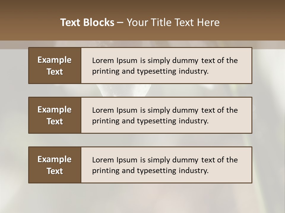 Valentines Life Plant PowerPoint Template