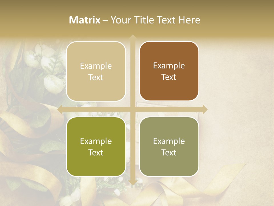 Rose Shabby Vintage PowerPoint Template