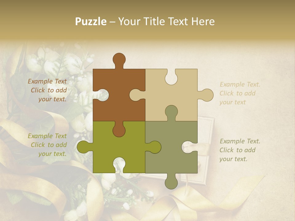 Rose Shabby Vintage PowerPoint Template