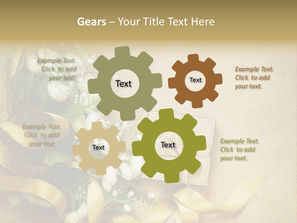 Rose Shabby Vintage PowerPoint Template