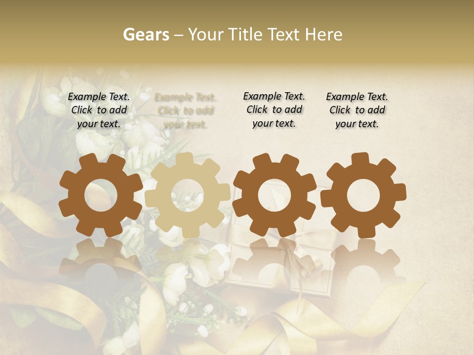 Rose Shabby Vintage PowerPoint Template