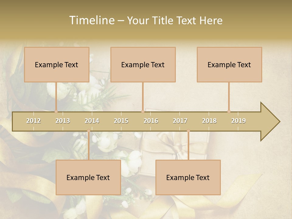 Rose Shabby Vintage PowerPoint Template