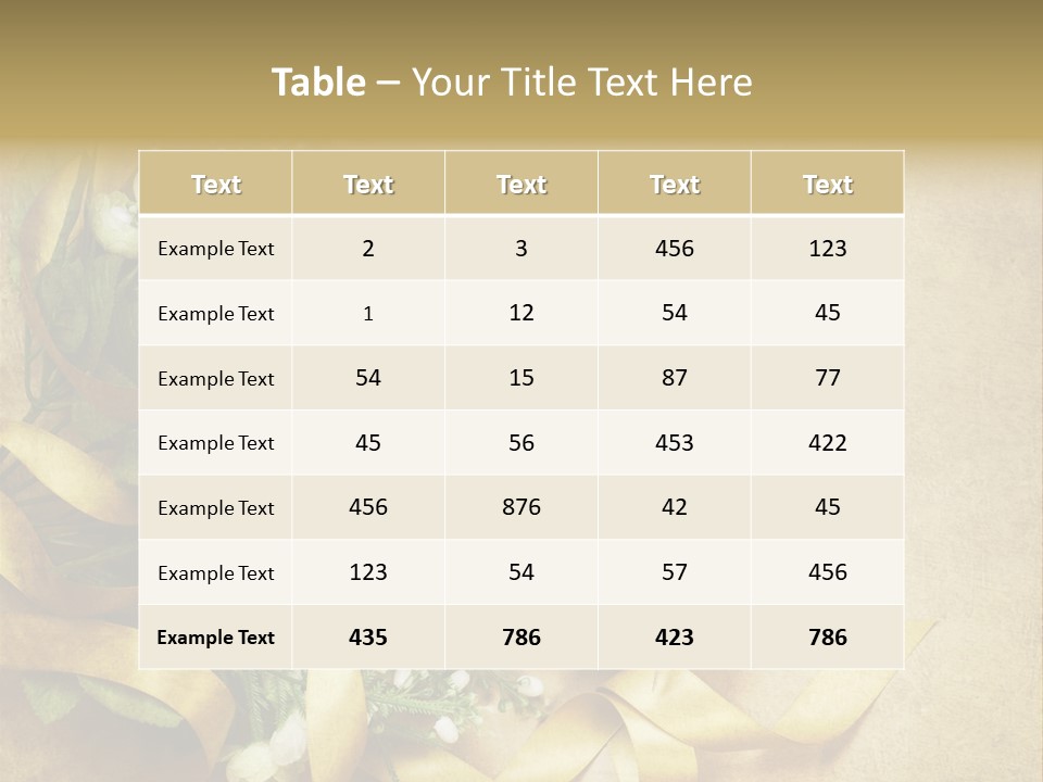 Rose Shabby Vintage PowerPoint Template