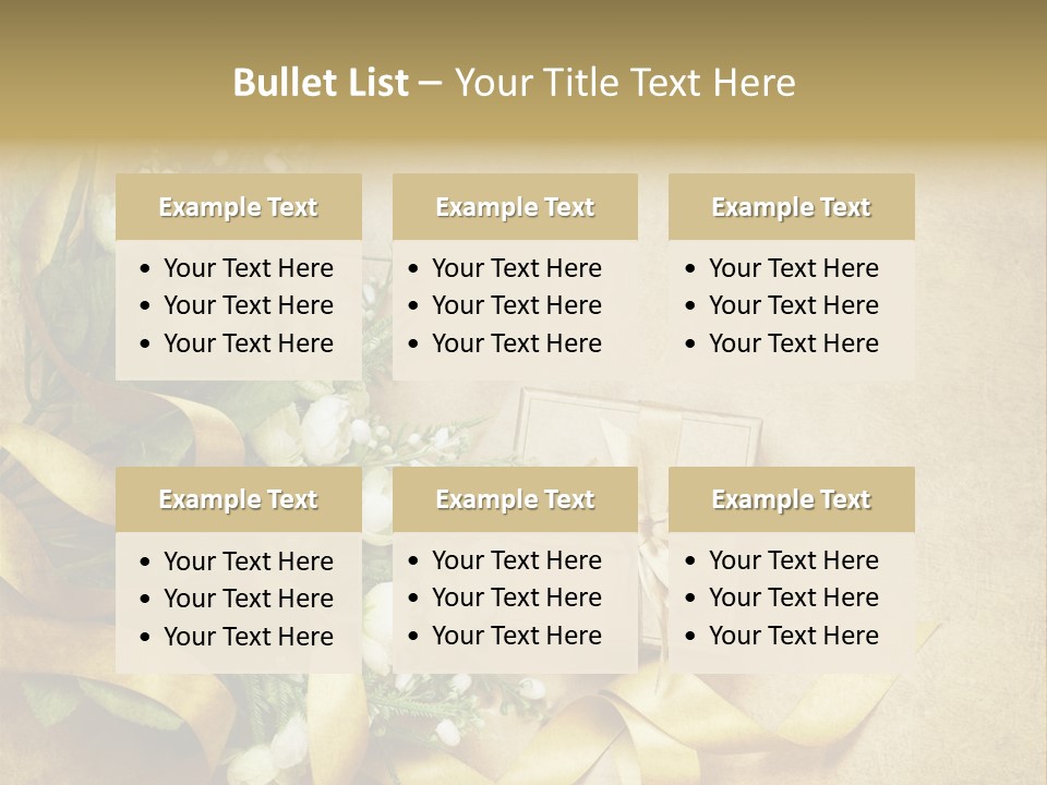 Rose Shabby Vintage PowerPoint Template