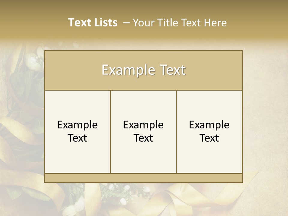 Rose Shabby Vintage PowerPoint Template