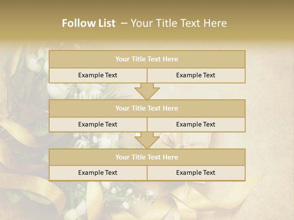 Rose Shabby Vintage PowerPoint Template