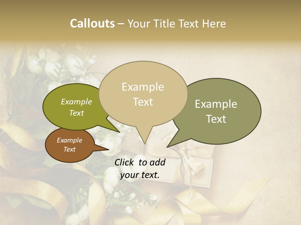 Rose Shabby Vintage PowerPoint Template