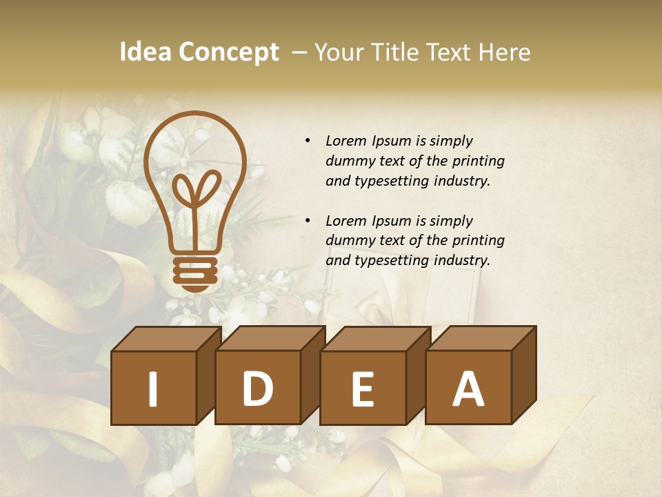 Rose Shabby Vintage PowerPoint Template